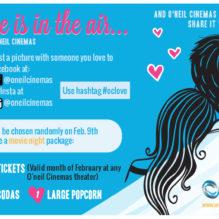 Enter to Win a Movie Night Prize Package this Valentine’s Day