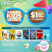 2018 Summer Kids Series Starts Monday July 2