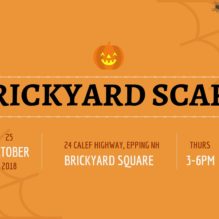 Brickyard Scare 2018 in Brickyard Square is Thursday, Oct. 25