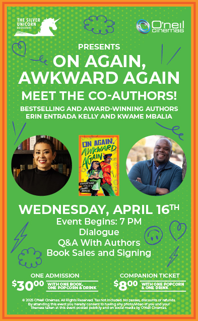 On Again, Awkward Again Book Signing poster