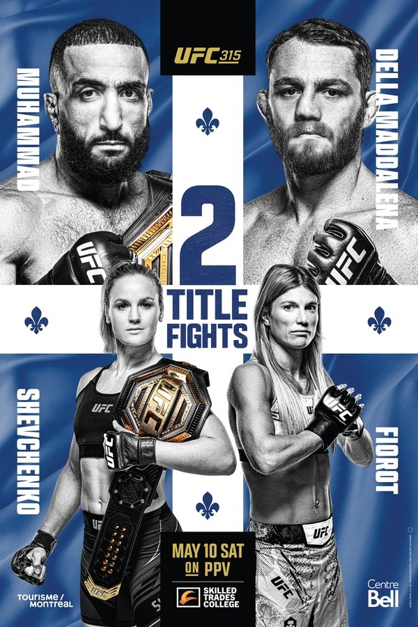 UFC 315: Muhammad vs Della Maddalena poster