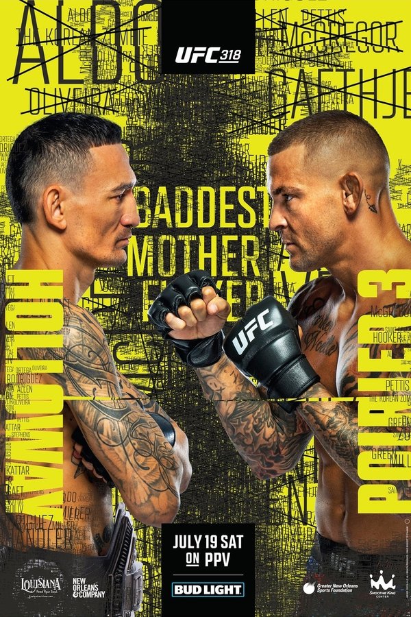UFC 318: Holloway vs Poirier 3 poster