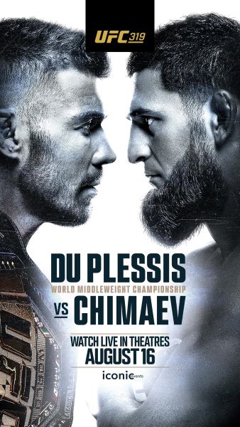 UFC 319: Du Plessis vs Chimaev poster